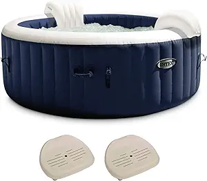 Intex PureSpa Plus Outdoor Portable Inflatable Hot Tub Spa