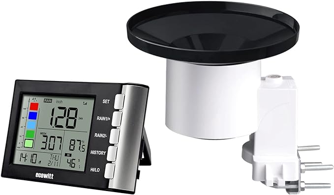 ECOWITT Wireless Rain Gauge Weather Station