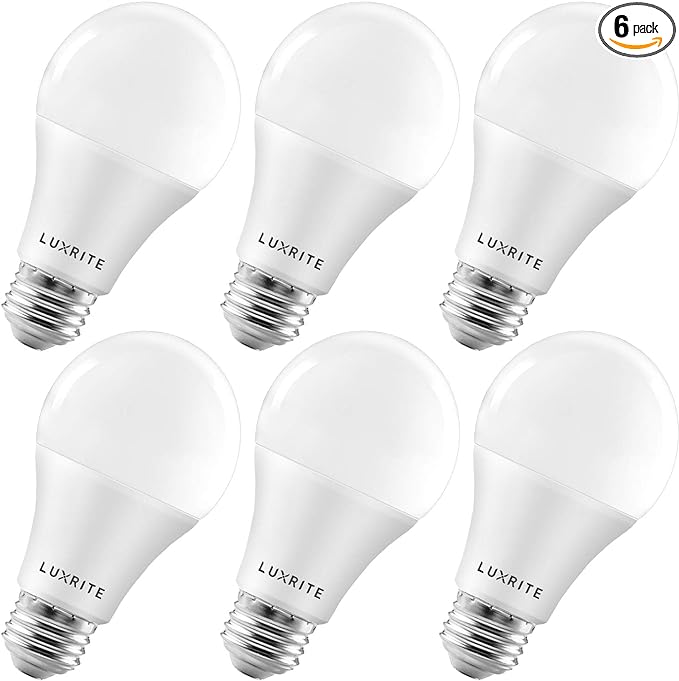 LUXRITE A19 LED Light Bulbs