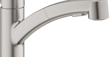 Grohe eurosmart dual spray pull out kitchen faucet