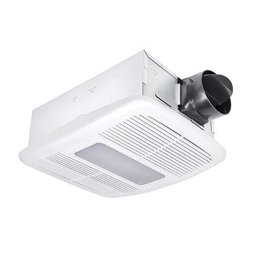 Delta Breez RAD80LED Exhaust Bath Fan with Heater