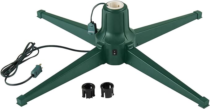 Home Heritage Electric Rotating Artificial Christmas Tree Stand