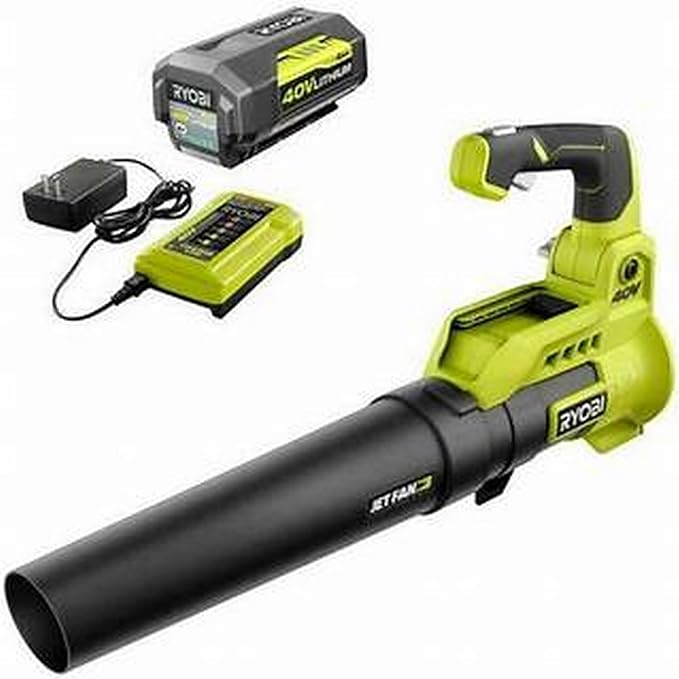 RYOBI 40V Cordless Jet Fan Leaf Blower