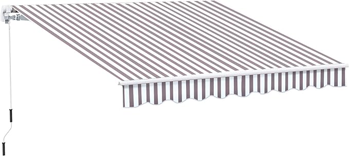 Outsunny 10 x 8 Retractable Awning Patio