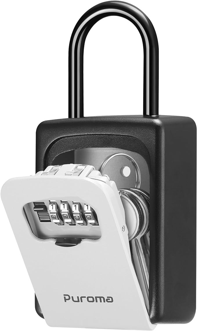 Puroma Lock Box, Resettable Combination Code Lockbox
