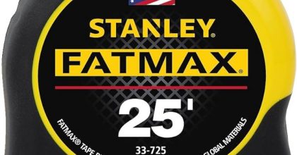 Stanley fatmax tape measure, 25 foot (33 725)