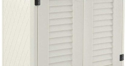 Homspark storage shed for backyards and patios