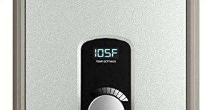 Rheem 240v heating chamber rtex 13 residential tankless water heater, gray