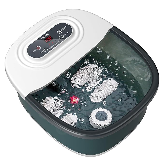 Niksa Foot Spa Bath Massager with Heat