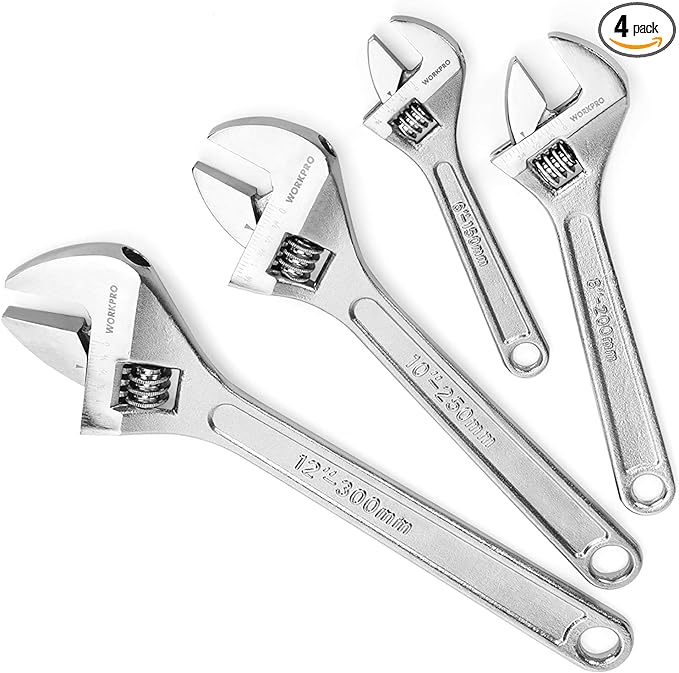 WORKPRO Adjustable Wrench Set