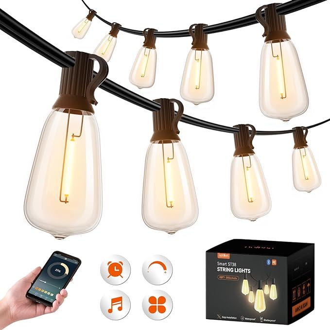 addlon Smart Outdoor String Lights with APP Control