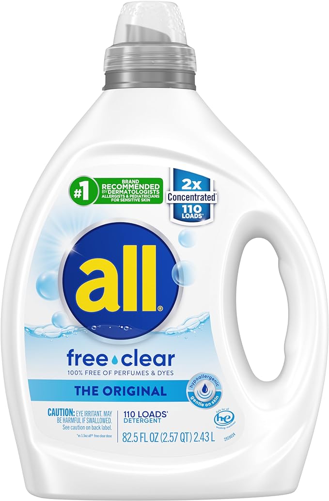 all Liquid Laundry Detergent for Sensitive Skin