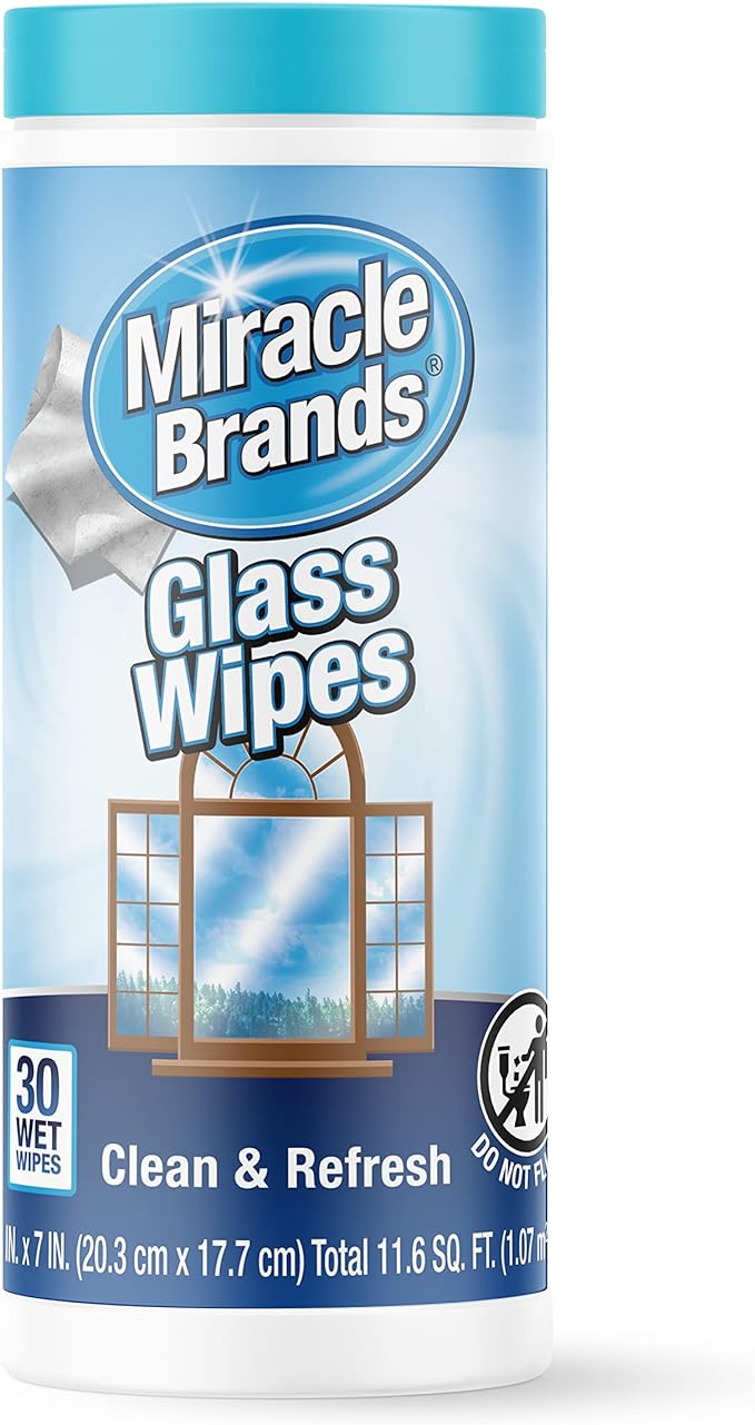 MiracleWipes for Glass Cleaning Wipes
