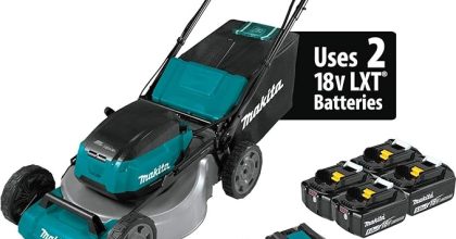 Makita 18v x2 lithium ion brushless cordless lawn mower kit