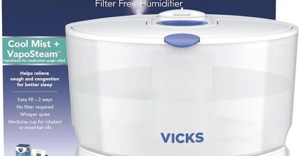 Pur vicks easycare+ top fill cool mist humidifier