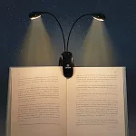 8 Best Book Lights for Reading in Comfort and Style in 2025 Vekkia Dual Heads Rechargeable Book Light for Reading