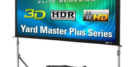 Elite screens yard master plus outdoor projector screen