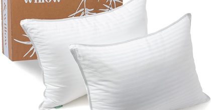 Fern and willow pillows for sleeping