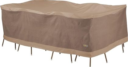 Duck covers elegant waterproof patio table & chair set cover