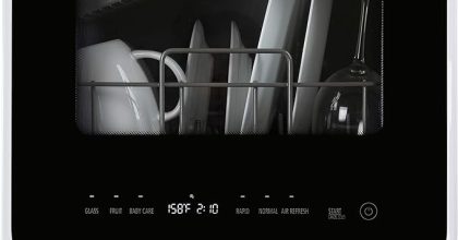 Farberware compact portable countertop dishwasher