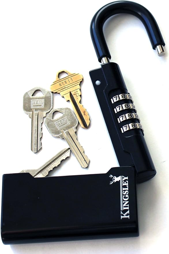 Kingsley Guard-a-Key Portable Resettable Hanging Key Safe