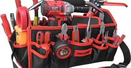 Tooleague 16 inches tool tote bag