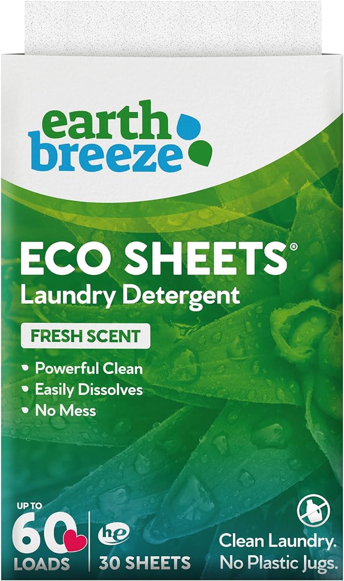 Earth Breeze Laundry Detergent Sheets
