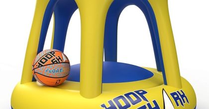 Hoop shark swimming pool basketball hoop set