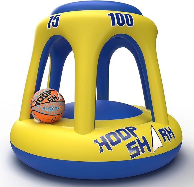 Hoop Shark Swimming Pool Basketball Hoop Set