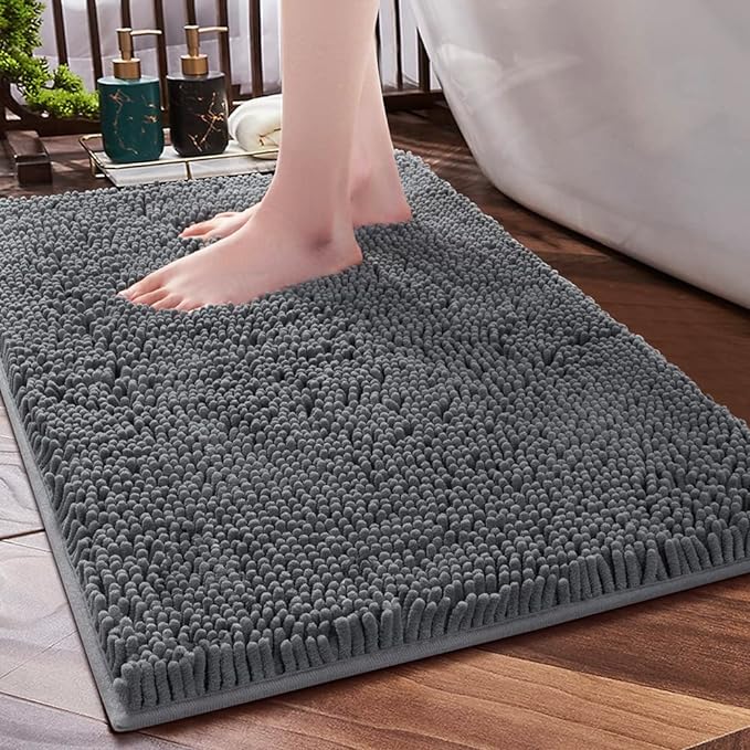 SONORO KATE Soft Chenille Bath Rug