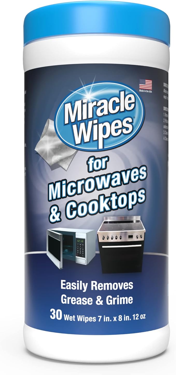 MiracleWipes Microwave and Stove Top Cleaner