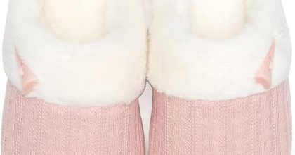 Ninecifun fuzzy house slippers