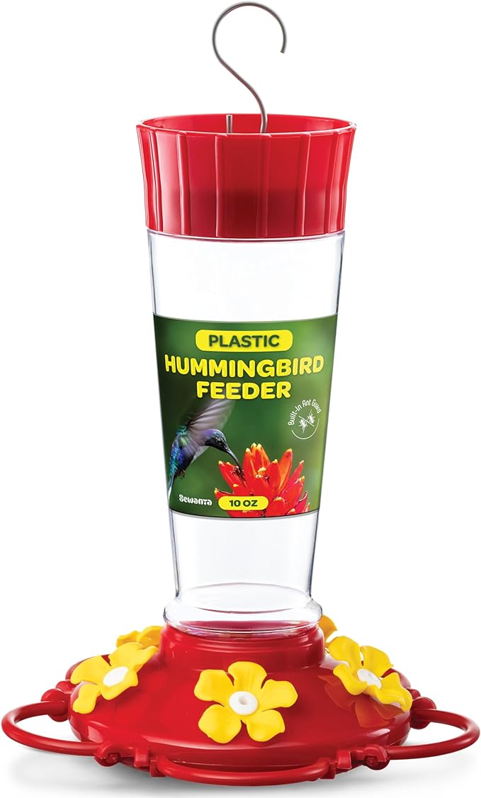 Hummingbird Feeder for Outdoors with Ant Guard