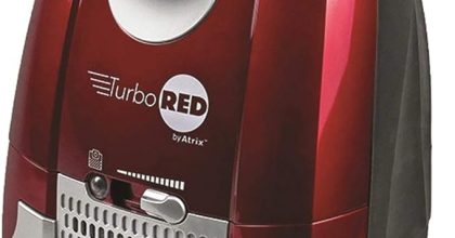 Atrix ahc turbo red hepa 6 quart canister vacuum, standard bundle