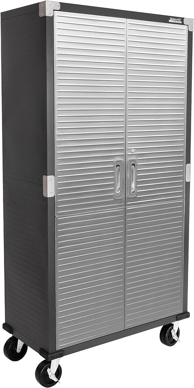 Seville Classics UltraHD Solid Steel Rolling Storage Cabinet