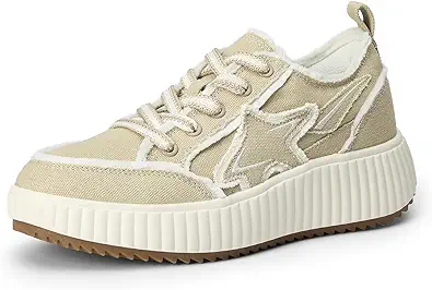 DREAM PAIRS Women Platform Chunky Sneakers