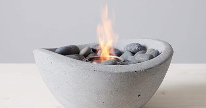 Terraflame wave fire bowl table top