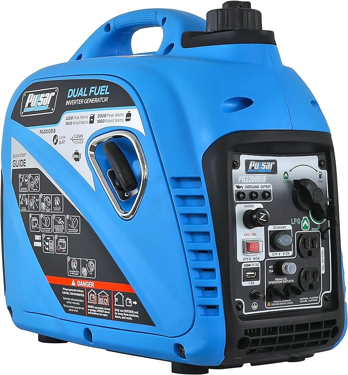 Pulsar 2200W Portable Inverter Generator