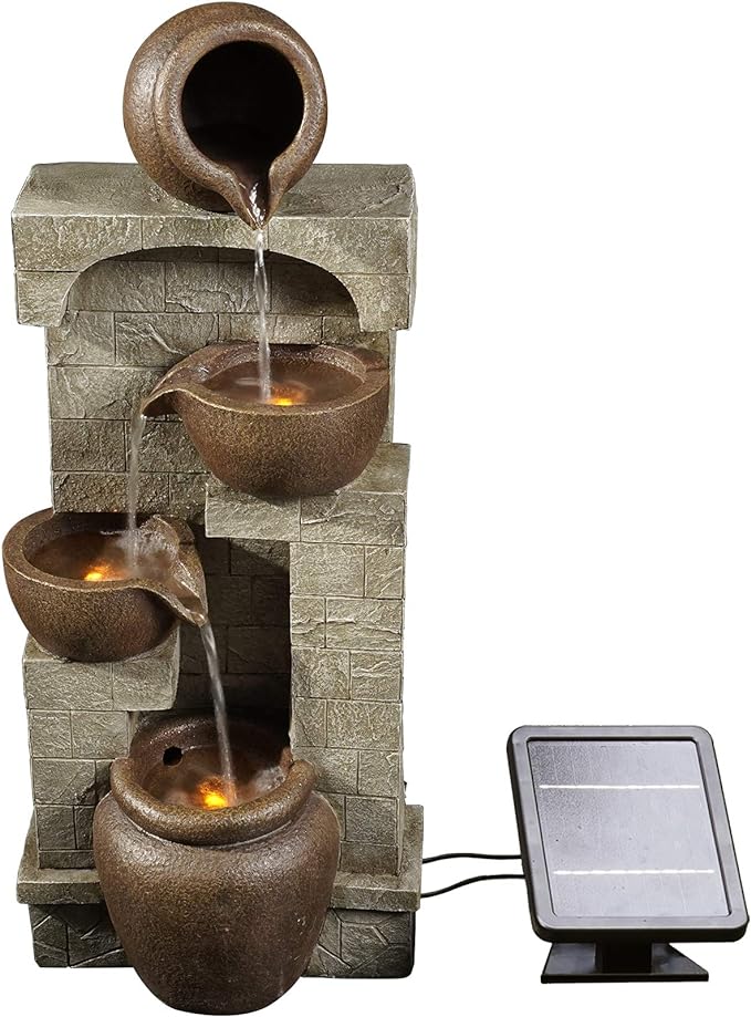 Teamson Home LED Outdoor Water Fountain