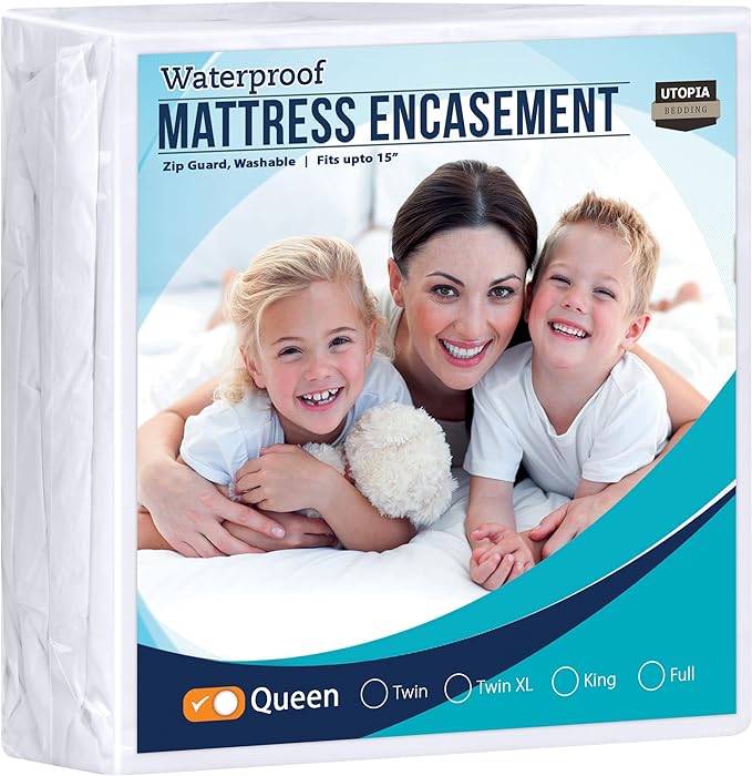 Utopia Bedding Waterproof Mattress Protector