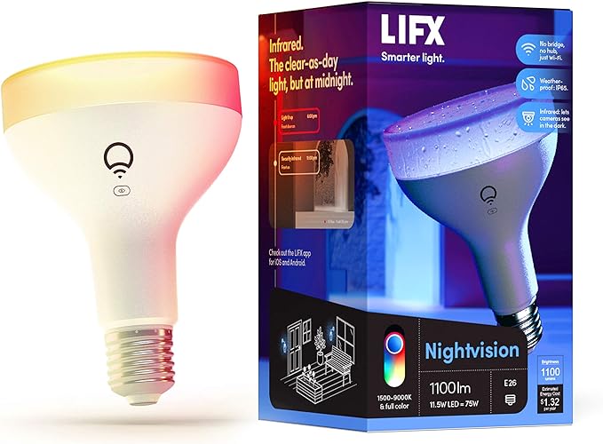 LIFX Color BR30 Smart LED Light Bulb