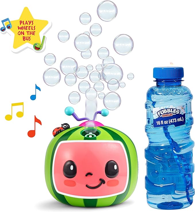 CoComelon Musical Bubble Machine for Baby and Kids