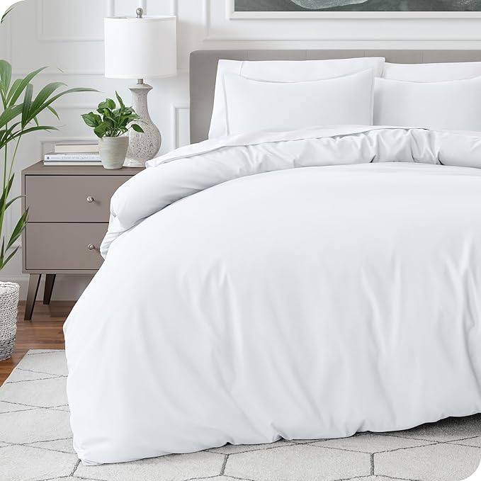 Bare Home Soft Breathable Duvet Cover Queen Size