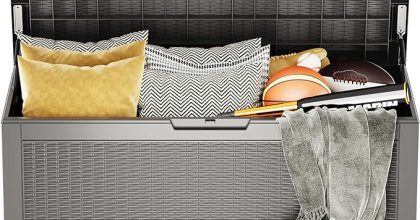 East oak outdoor storage box