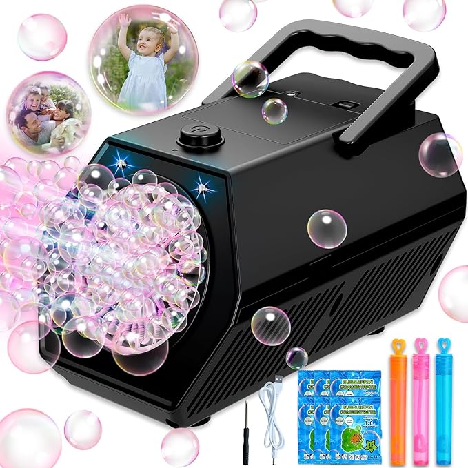 Bubble Machine Automatic Bubble Blower for Kids