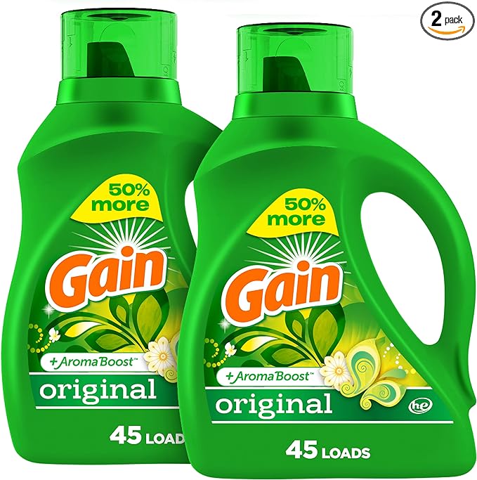 Gain Laundry Detergent Liquid Soap Plus Aroma Boost