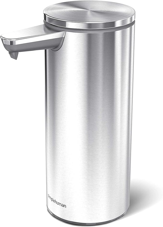simplehuman Touch-Free Sensor Liquid Soap Pump Dispenser