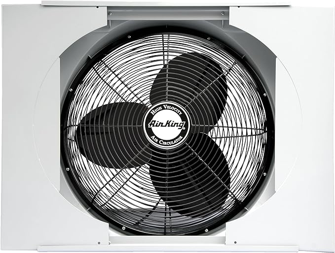 Air King 9166F 20 Whole House Window Fan , Gray