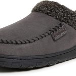 Dearfoams Mens Brendan Memory Foam Clog House Shoe