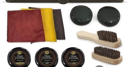 12pc shoe polish & care kit